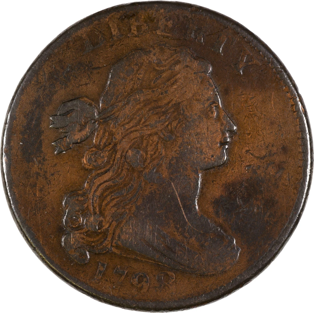 VF-20 1798 Large Cent