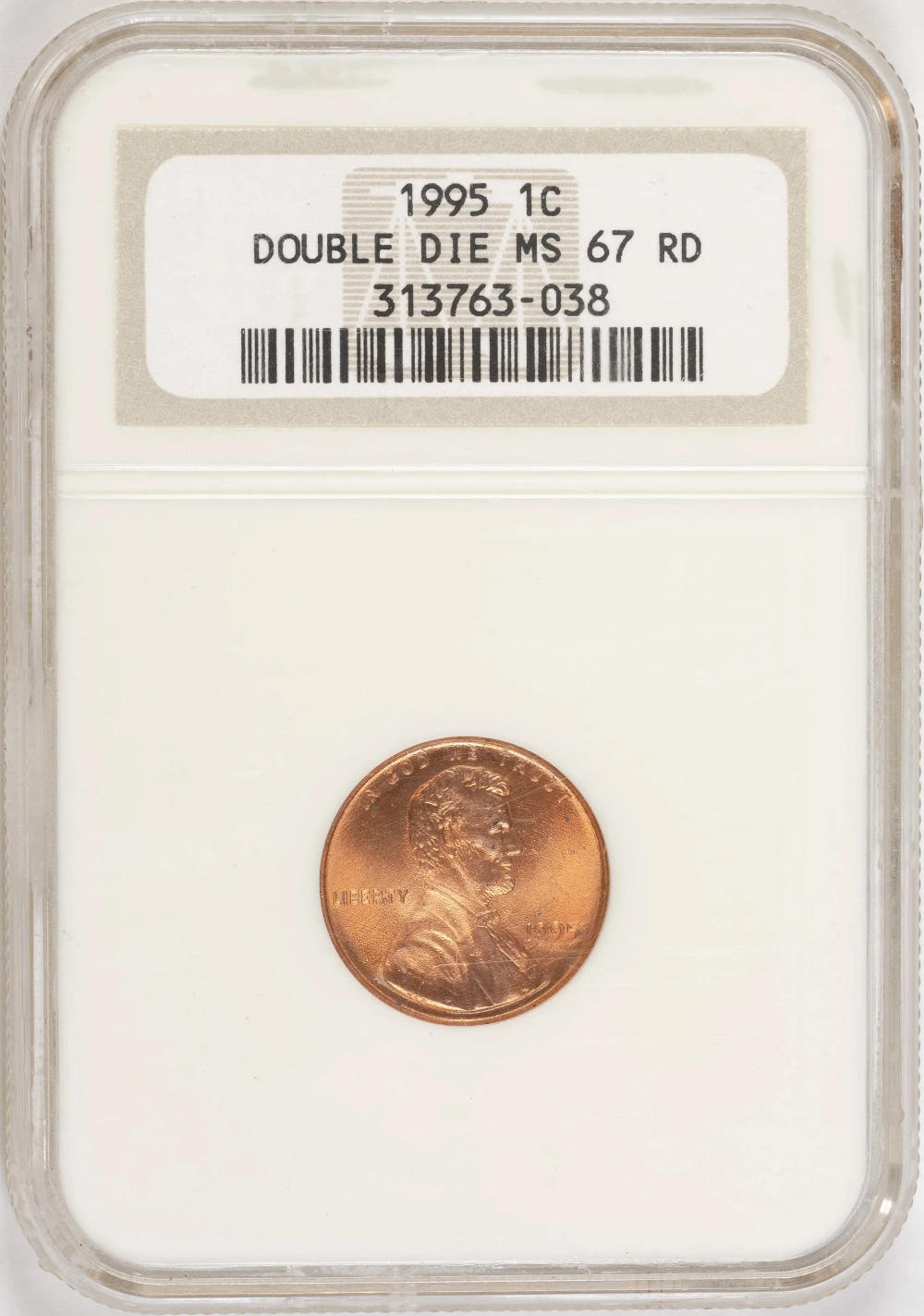 NGC MS-67 Red 1995 Double Die Lincoln Cent