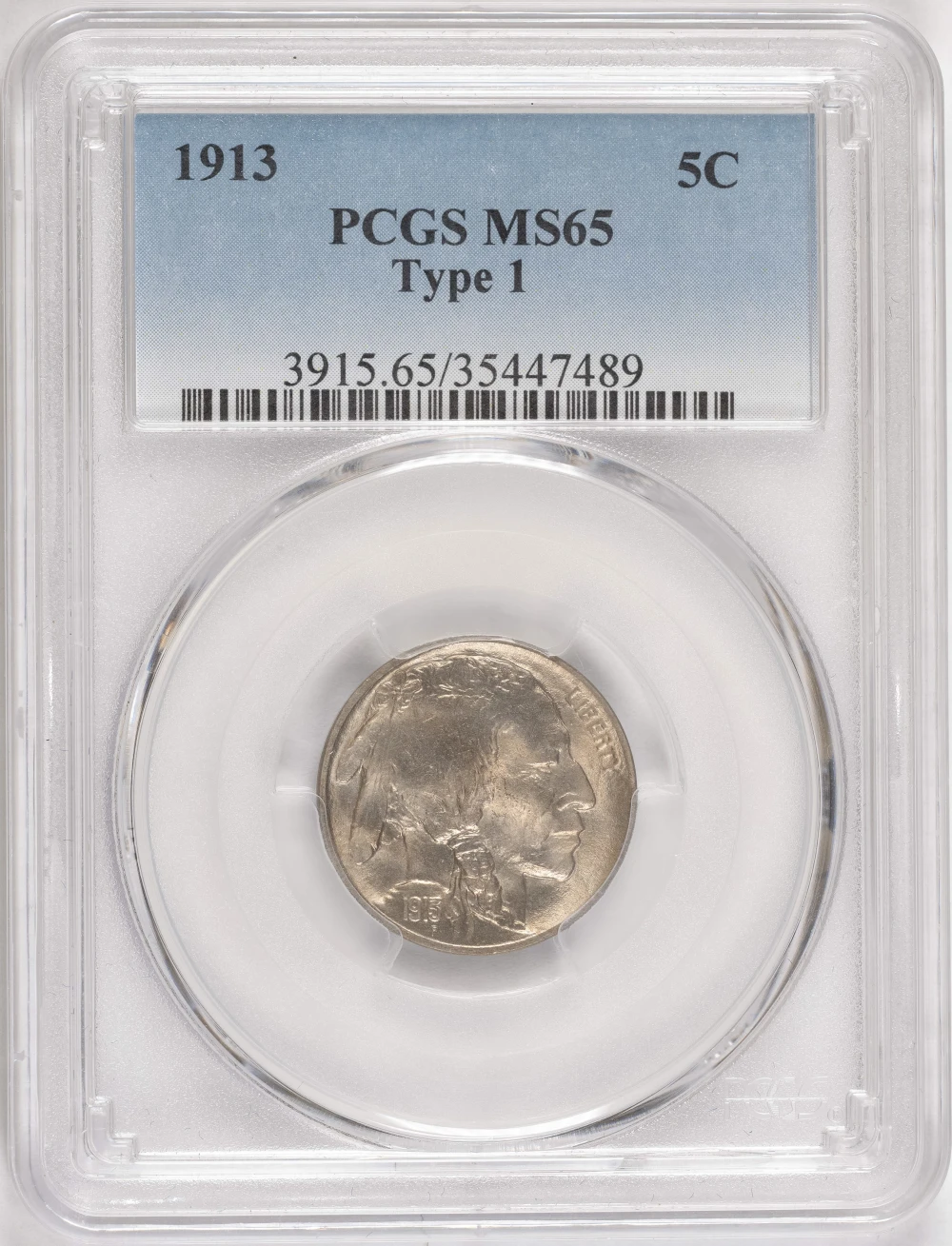PCGS MS-65 1913 TI Buffalo Nickel
