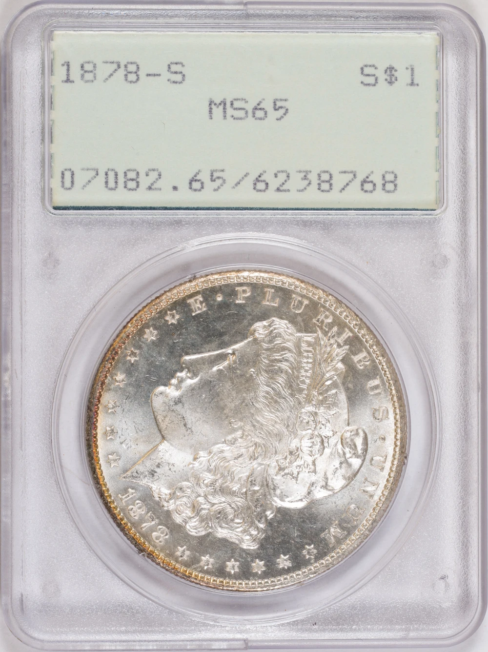PCGS MS-65 1878-S Morgan Dollar