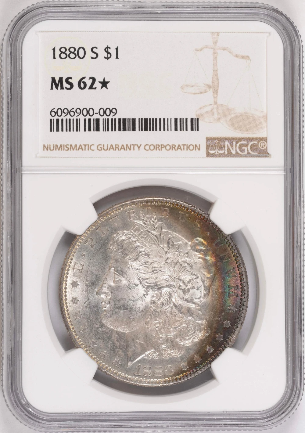 NGC MS-62* 1880-S Morgan Dollar