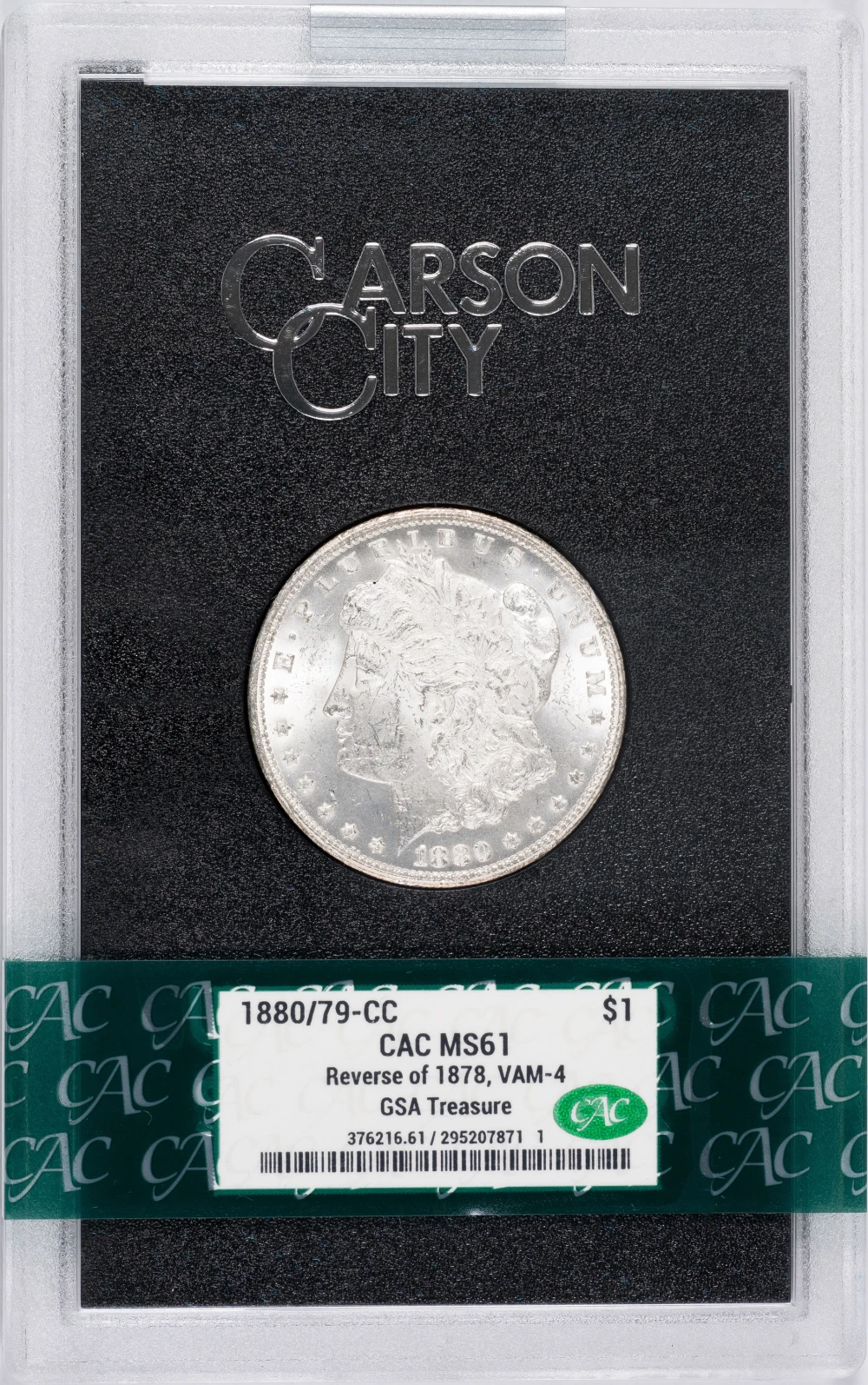 CAC MS-61 1880/79-CC GSA Morgan Dollar
