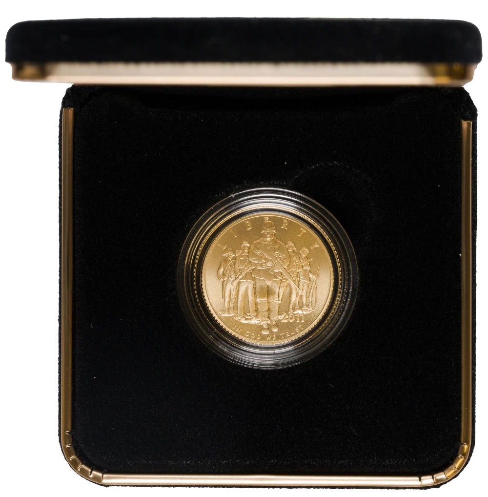 UNC 2011 U.S. Army $5 Gold Commemorative