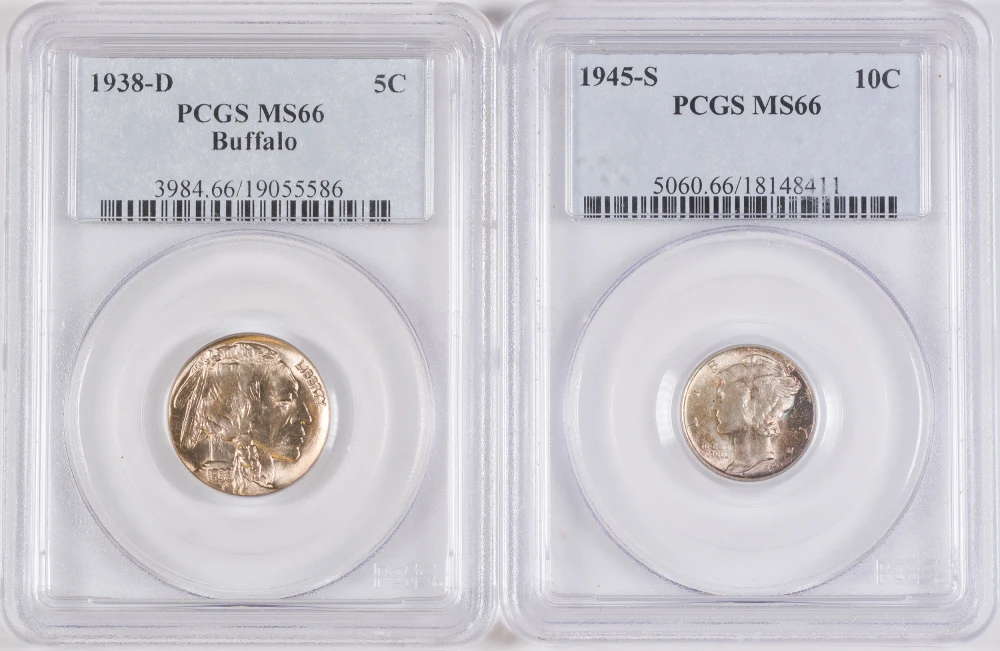 PCGS MS-66 Type Pair