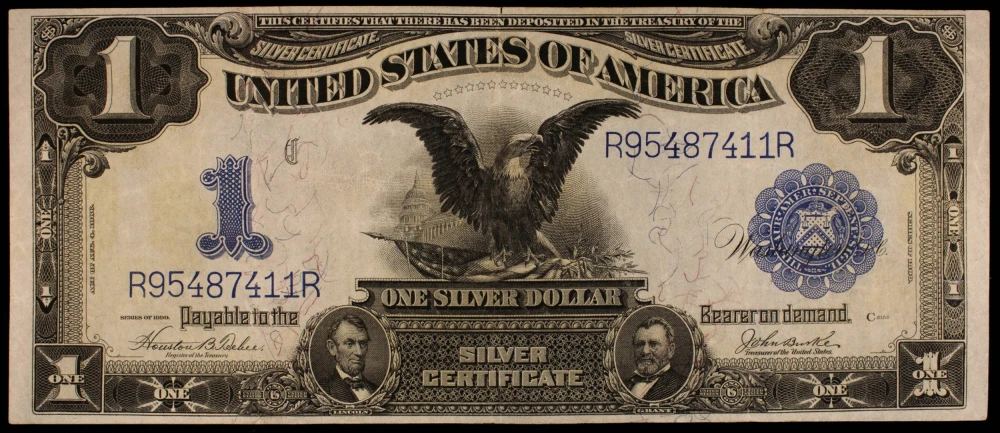 EF 1899 Black Eagle $1 Silver Certificate