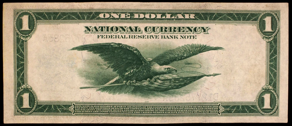 CU 1918 $1 Federal Reserve Note