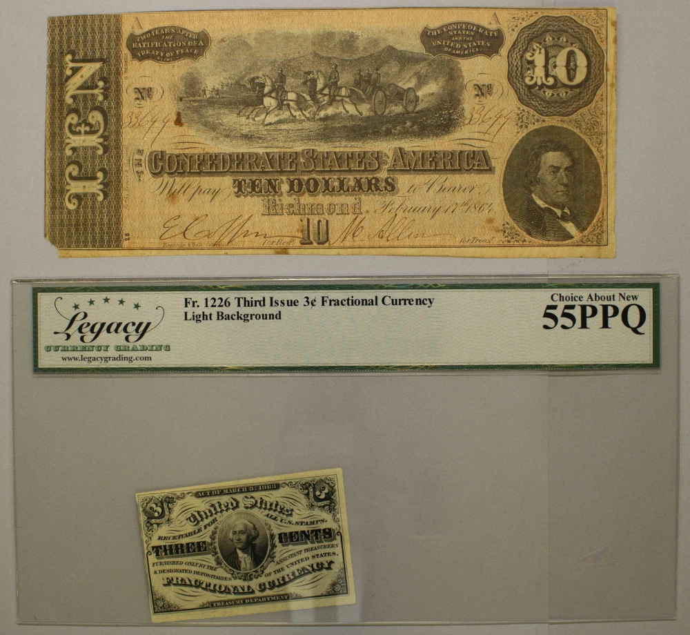 Civil War Era Currency Pair