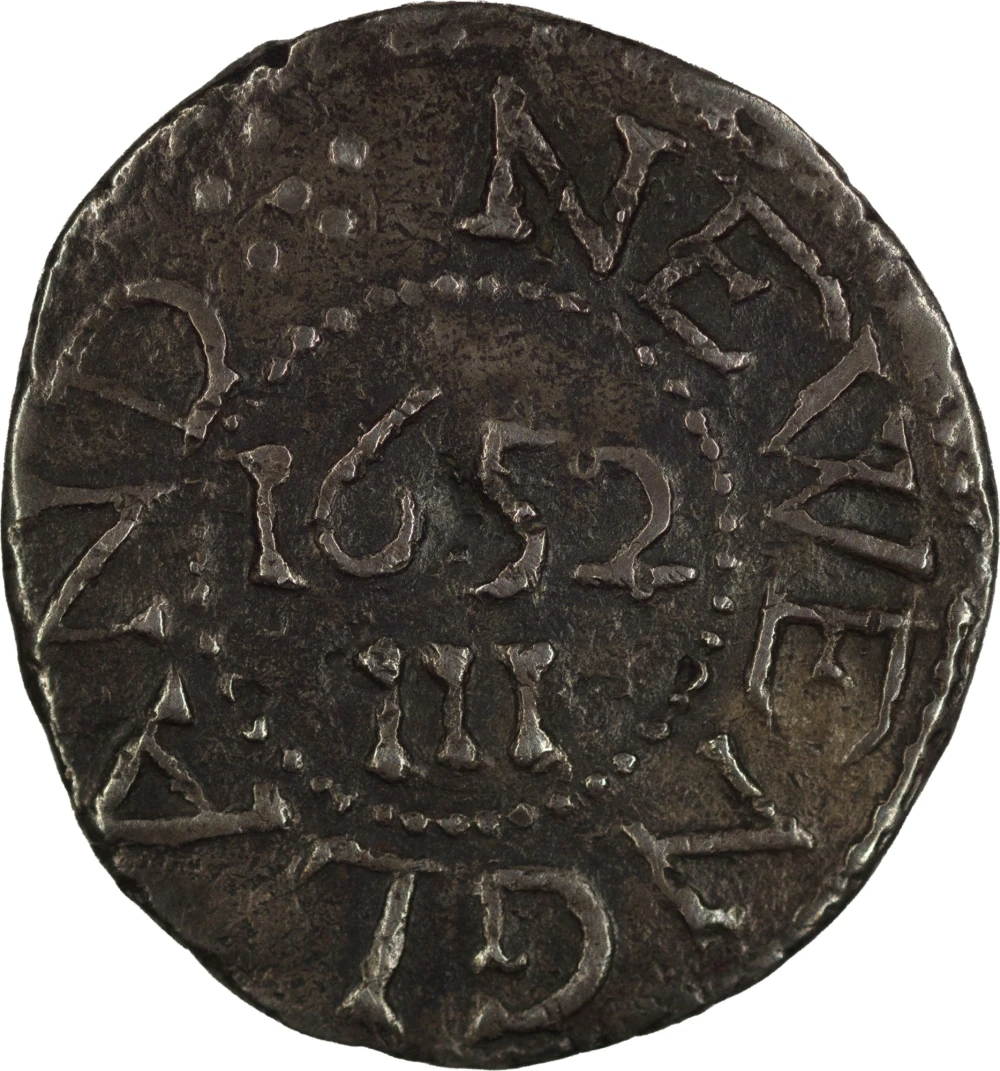 AU Details 1652 Oak Tree Three Pence