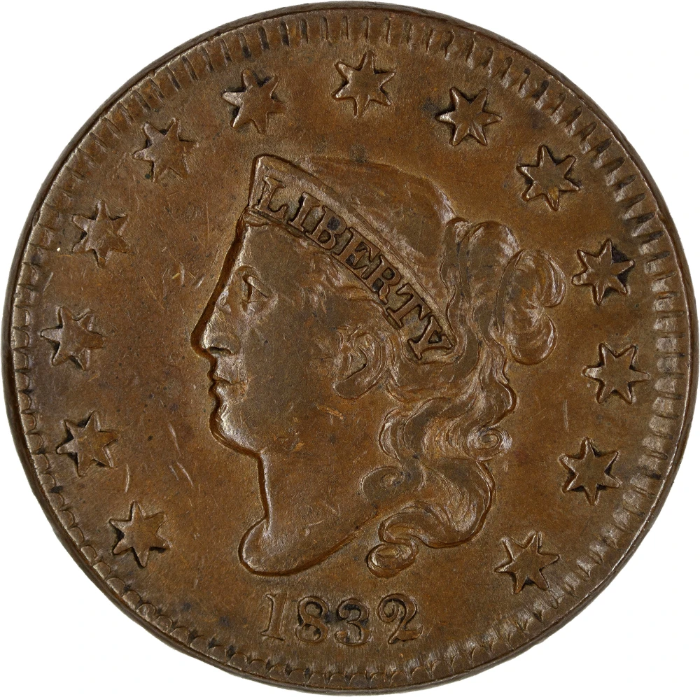 EF to AU 1832 Large Cent