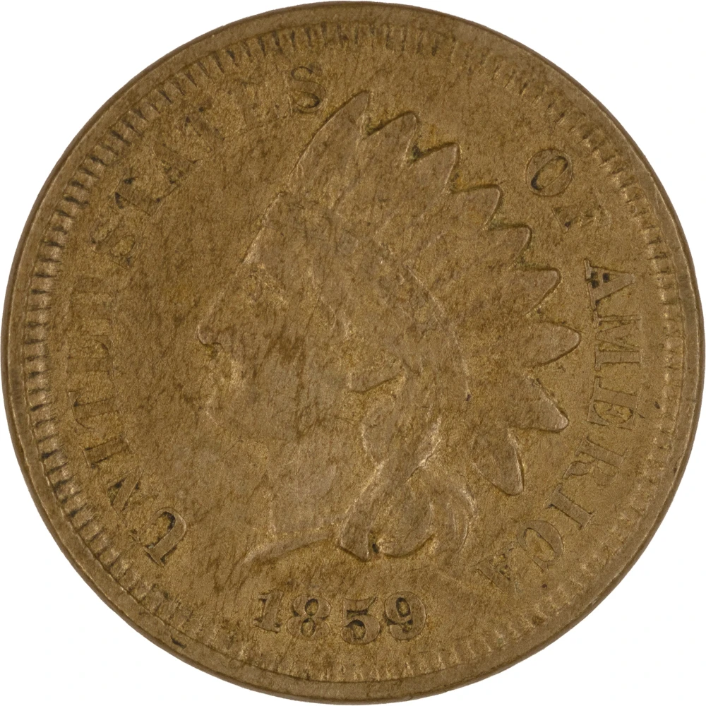 EF-40 1859 Indian Cent