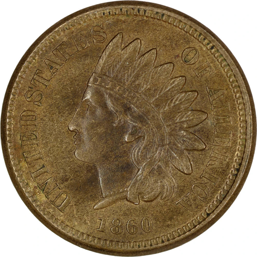 MS-60 1860 Indian Cent