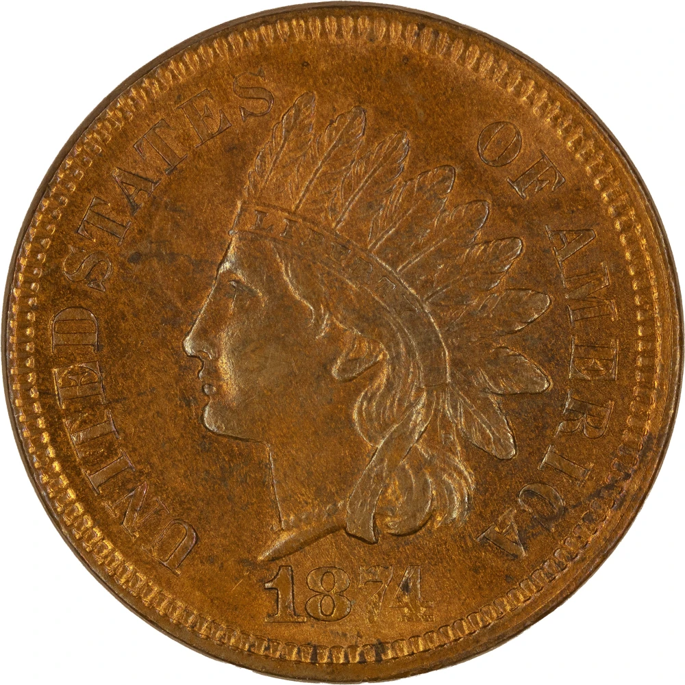 BU-60+ RB 1874 Indian Cent