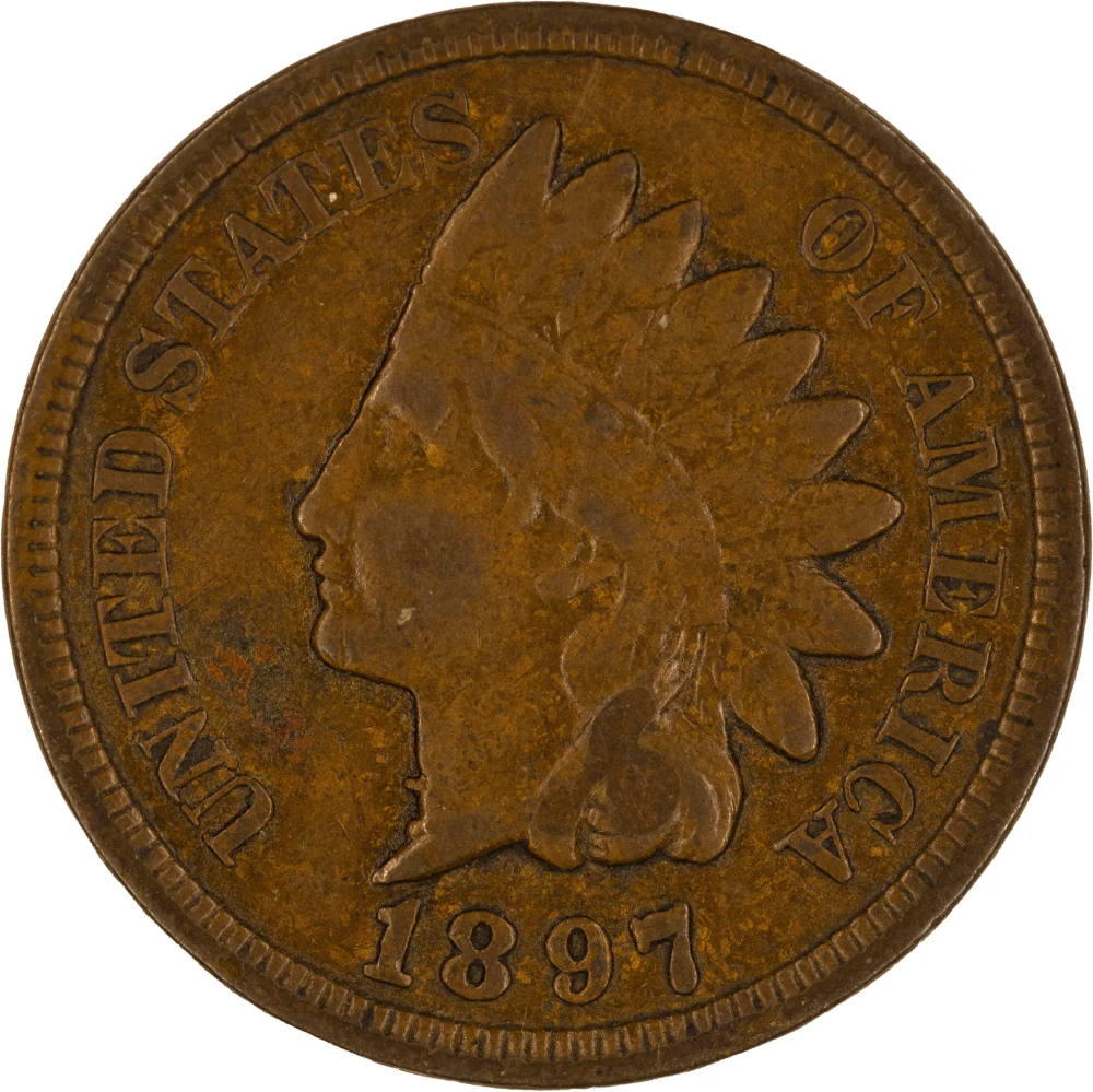 F-12 1897 1 In Neck Indian Cent