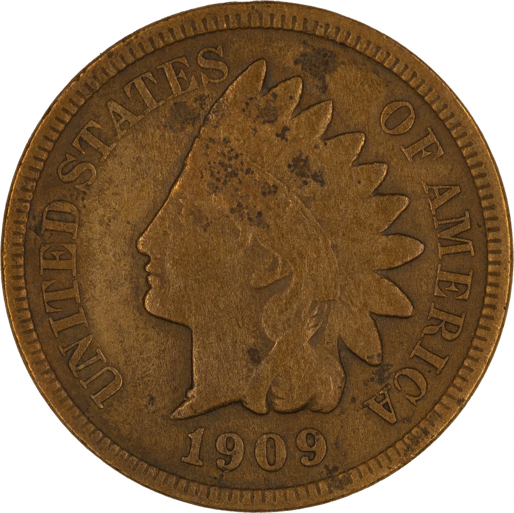 Fine Details 1909-S Indian Cent