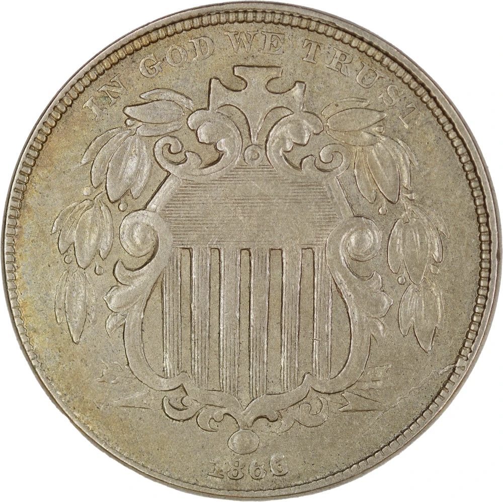 EF-40 1866 Rays Shield Nickel
