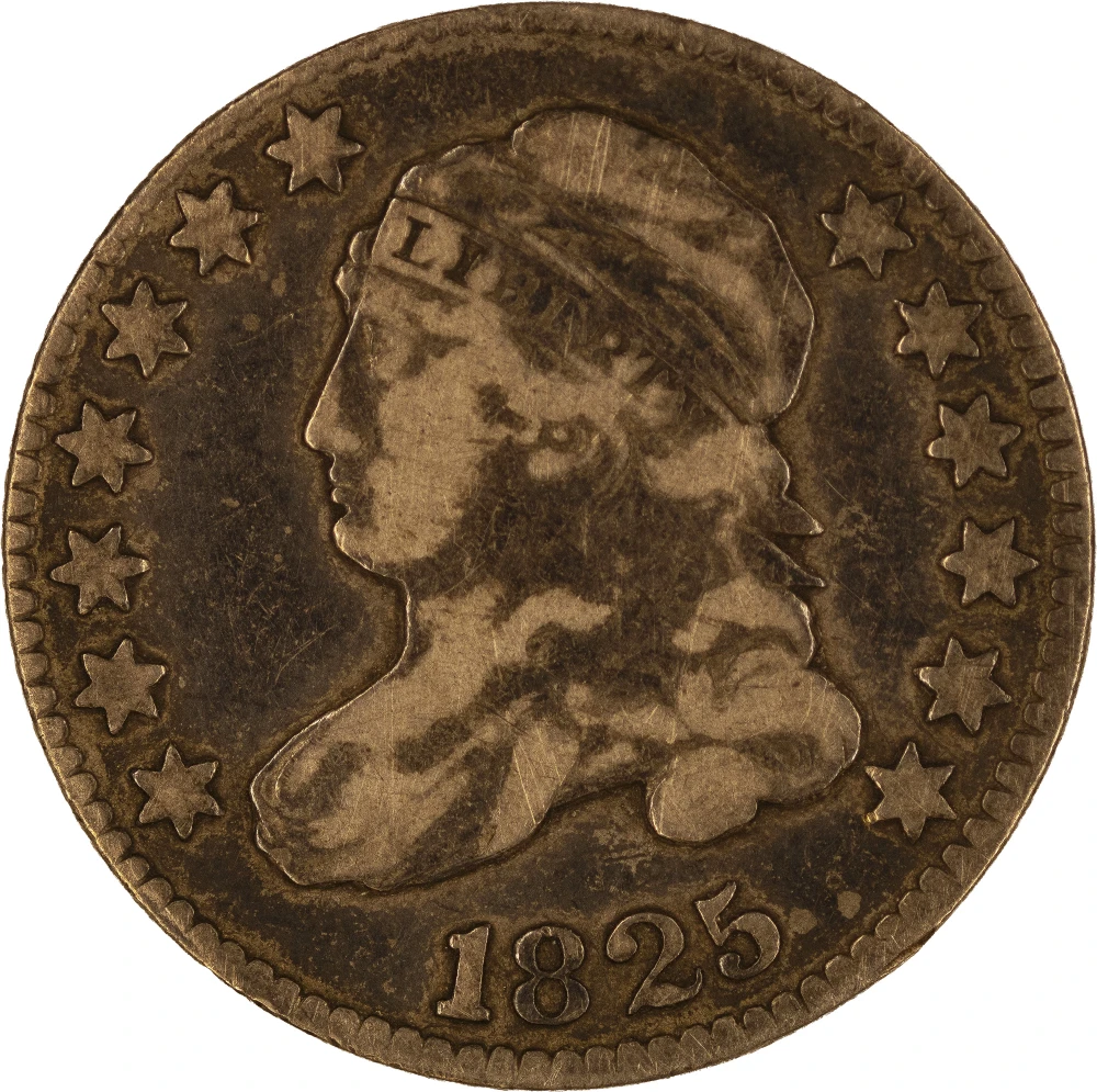 Choice VF-25 1825 Bust Dime
