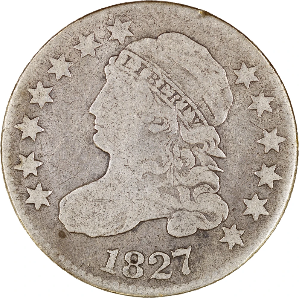 Fine-12 1827 Bust Dime