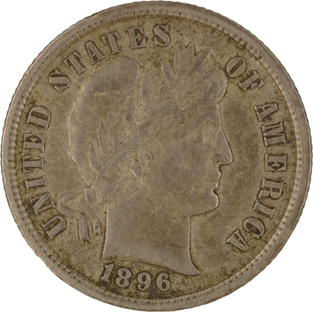 EF-40 1896 Barber Dime