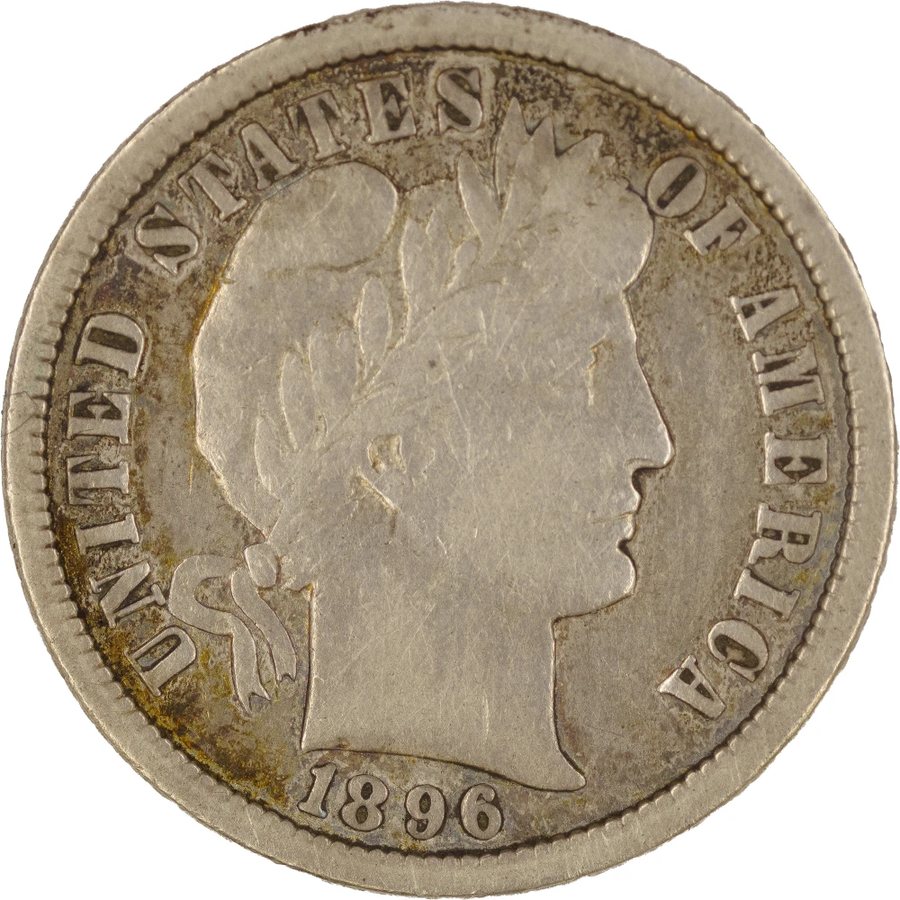 VF-20 1896-O Barber Dime