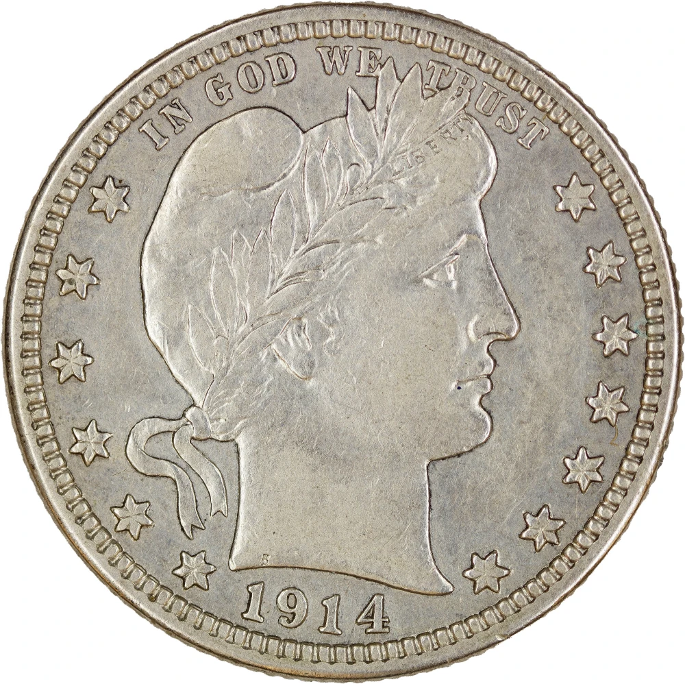 AU-50 Details 1914-S Quarter Scarcity