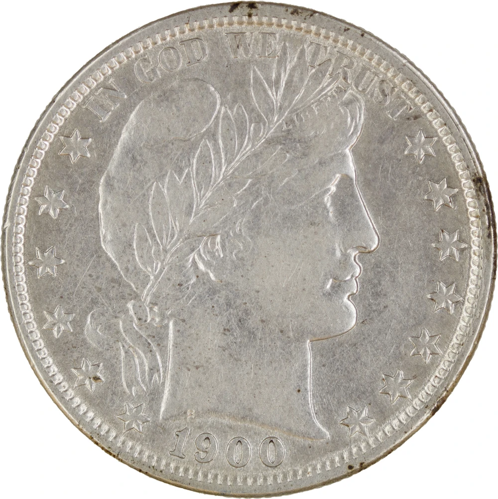 AU-50 1900 Half Dollar