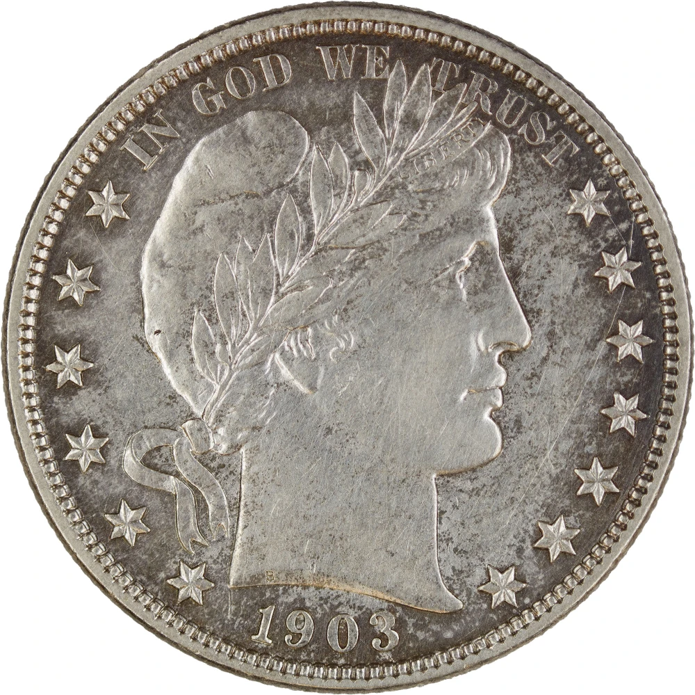 Choice AU-58 Details 1903 Half Dollar