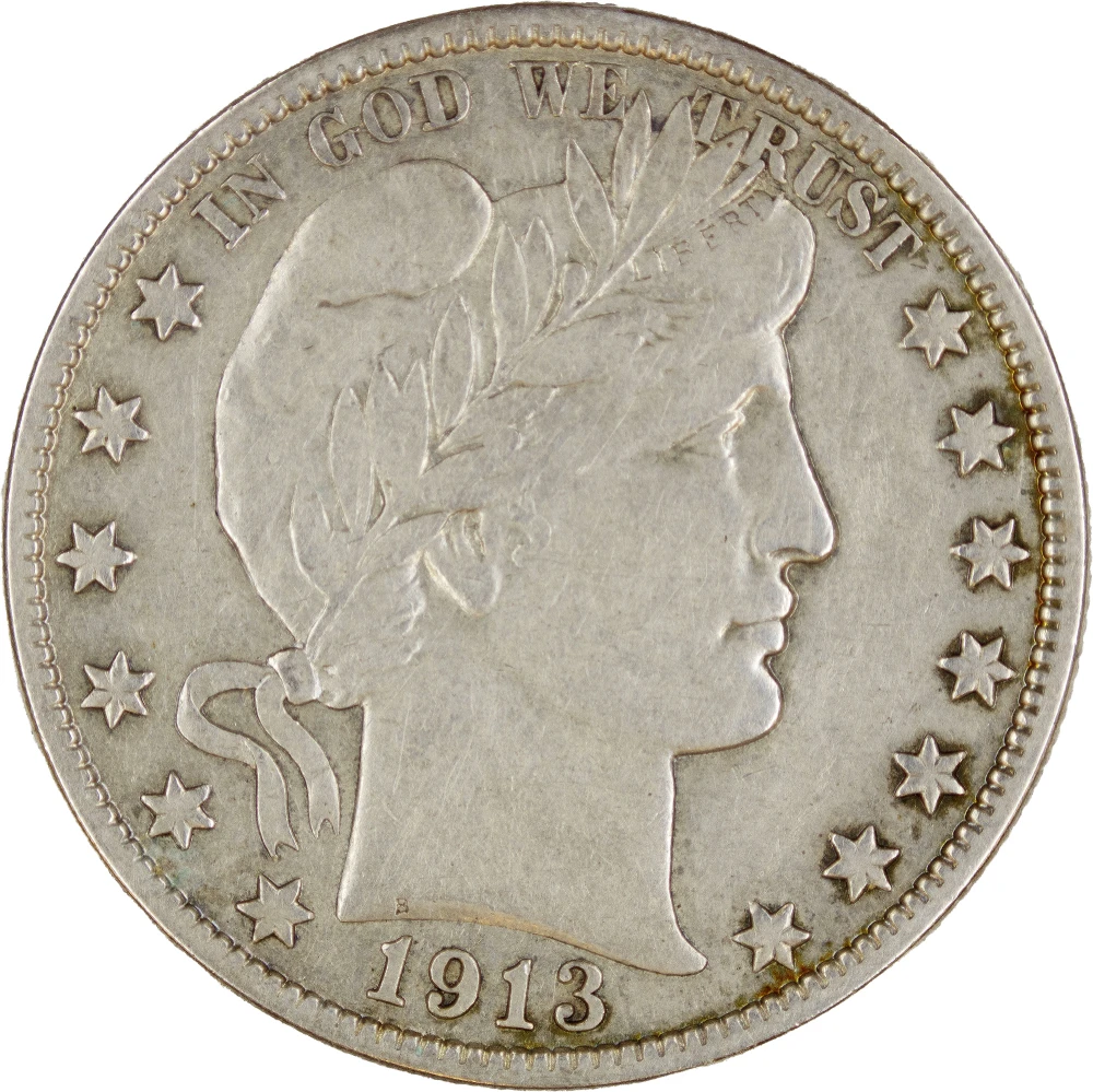 EF-40 1913-S Half Dollar