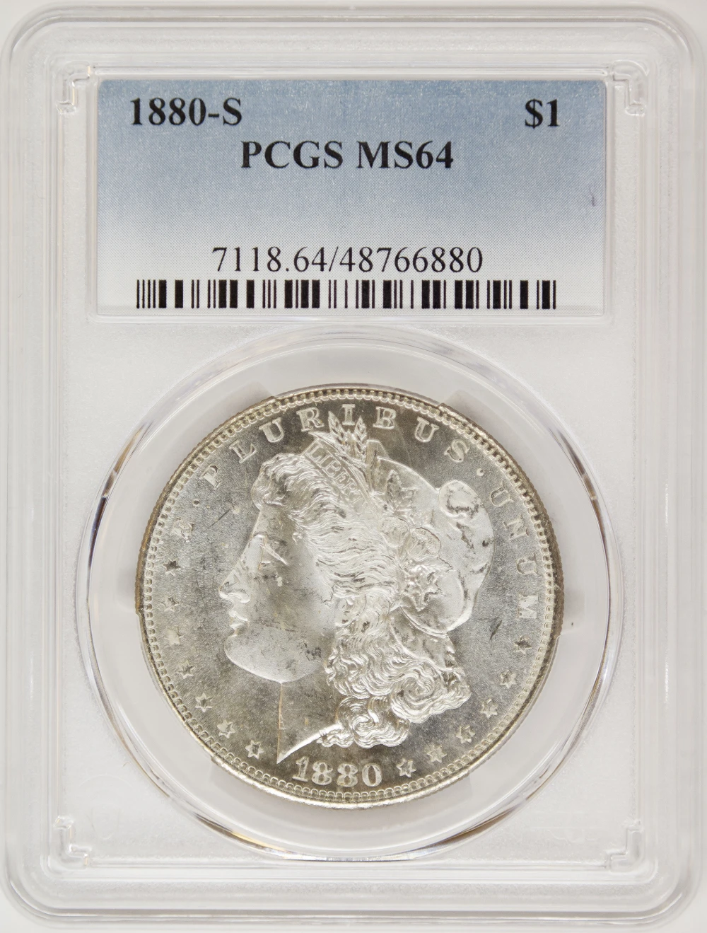 PCGS MS-64 1880-S Morgan Dollar