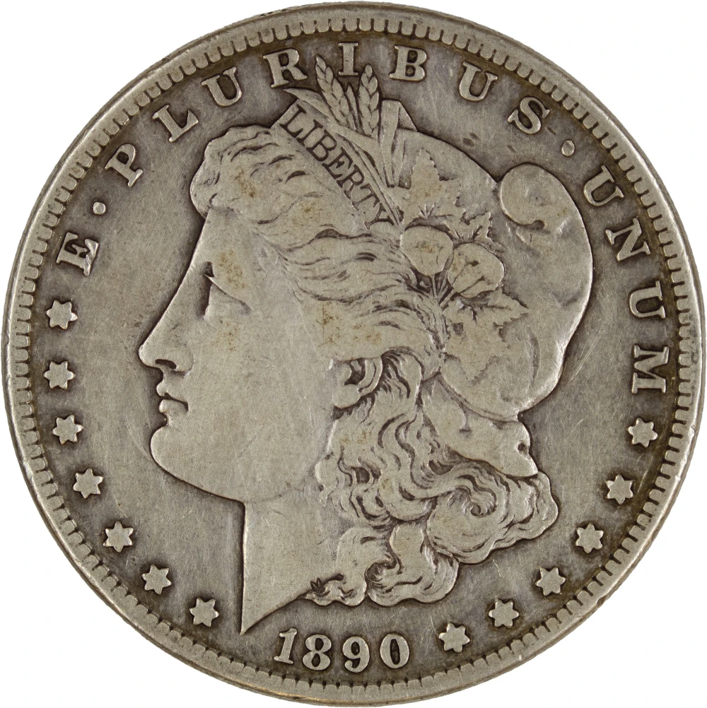 VF-20 1890-CC Morgan Dollar