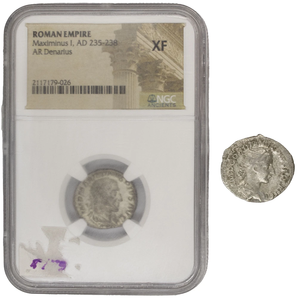 Ancient Rome Silver Pair 