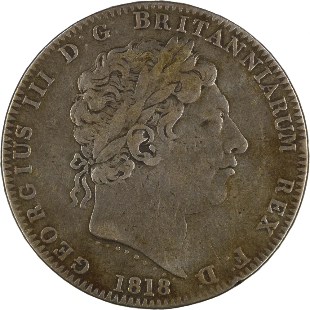 Great Britain. VF 1818 Crown
