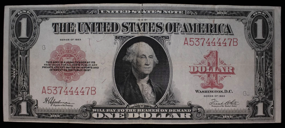 EF 1923 Red Seal $1