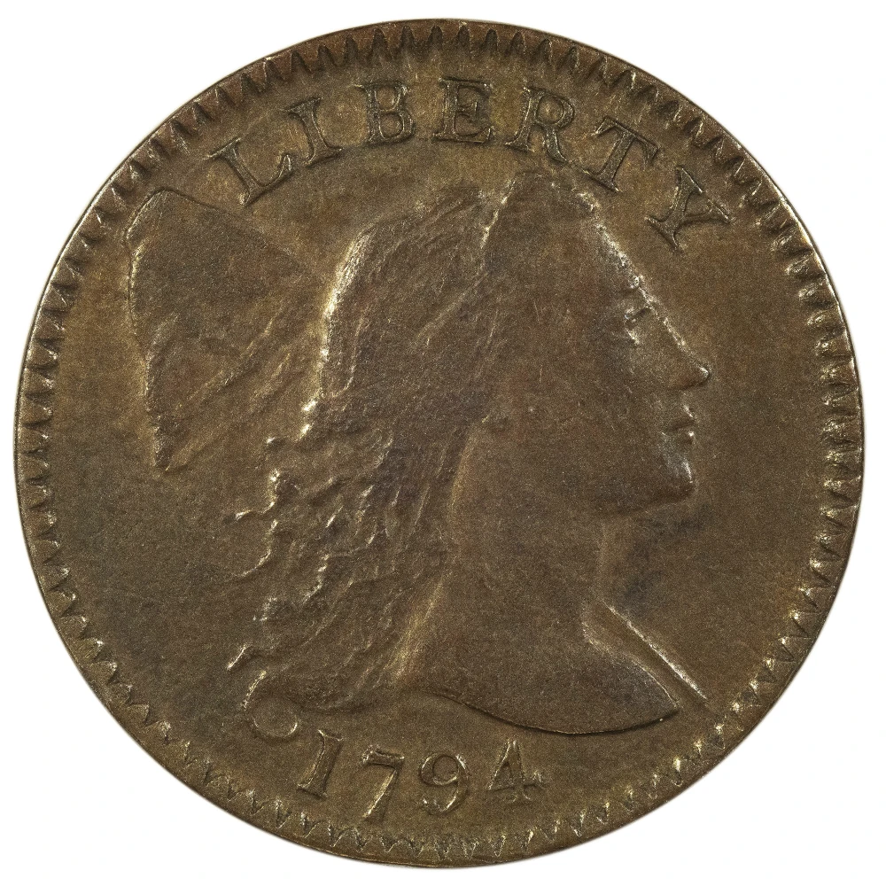VF-30 Details 1794 Large Cent