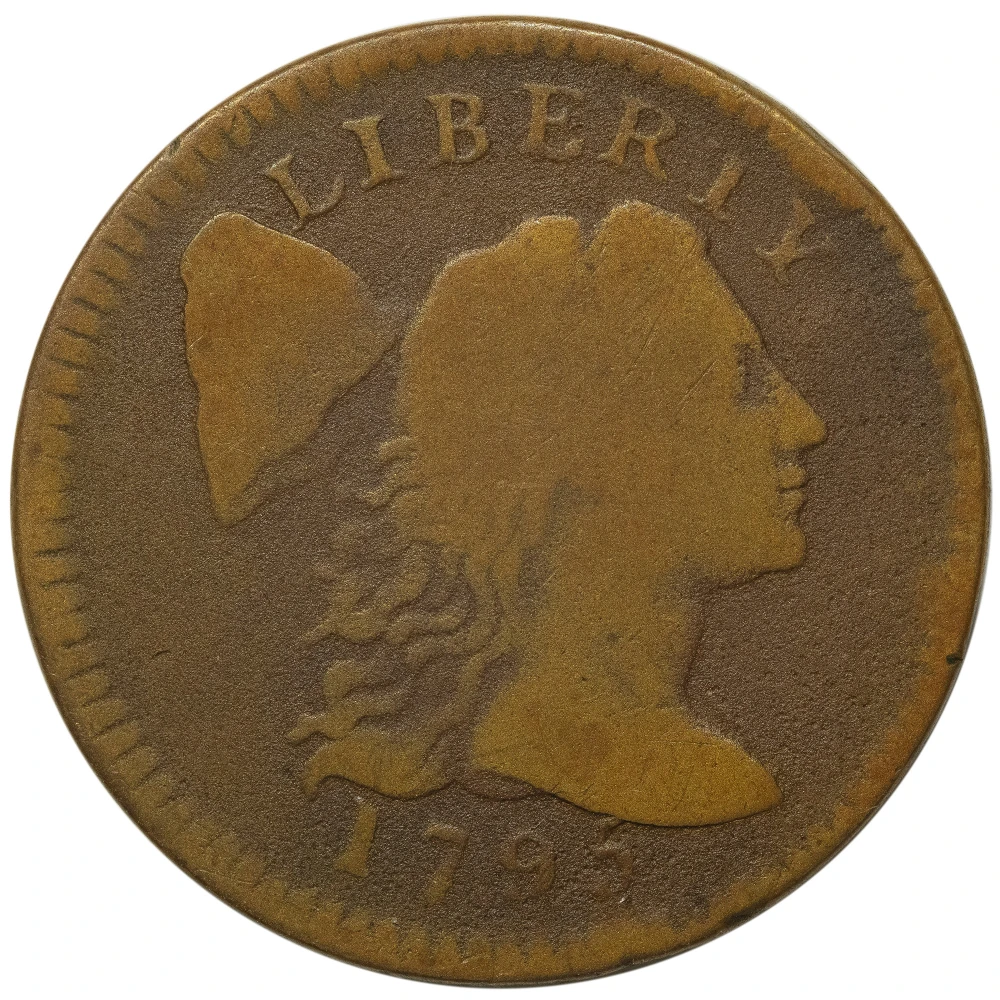 VG 1795 Liberty Cap Plain Edge Large Cent