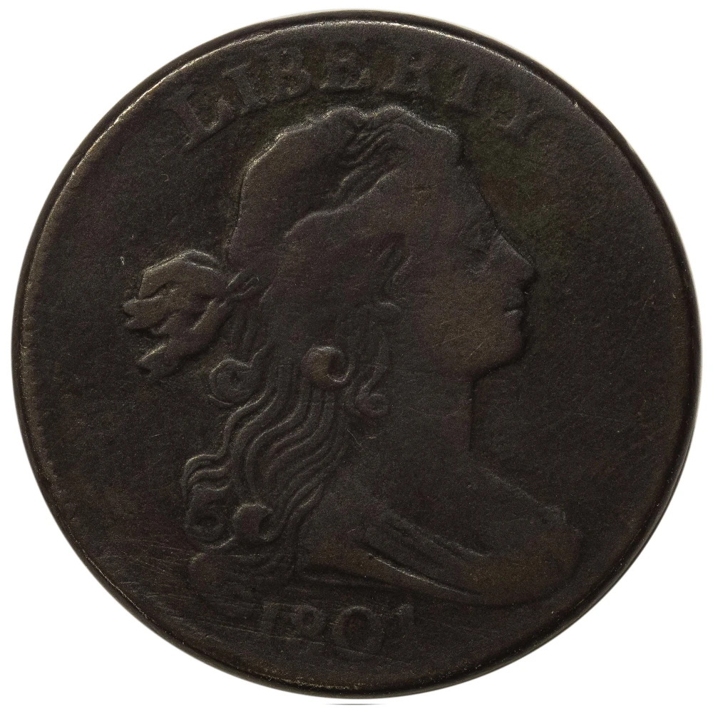 VF-20 1801 1/000 Large Cent Variety