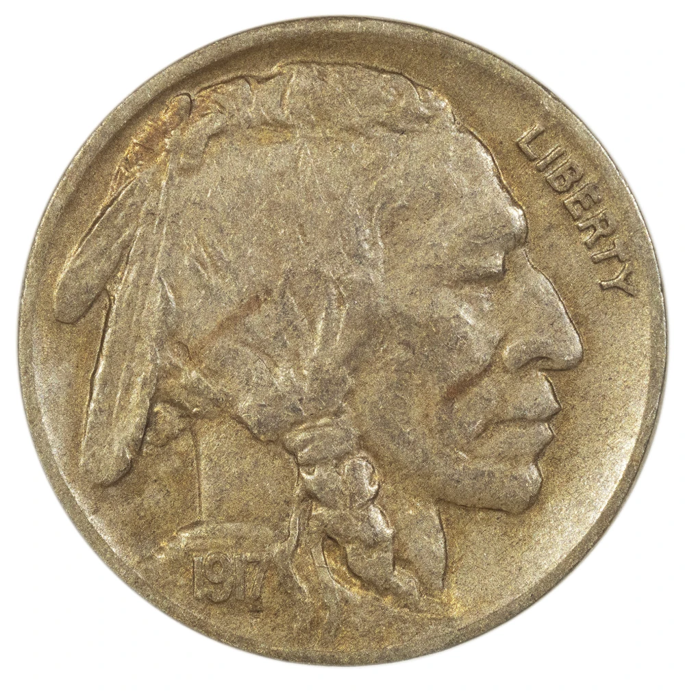 EF-40 1917-D Buffalo Nickel