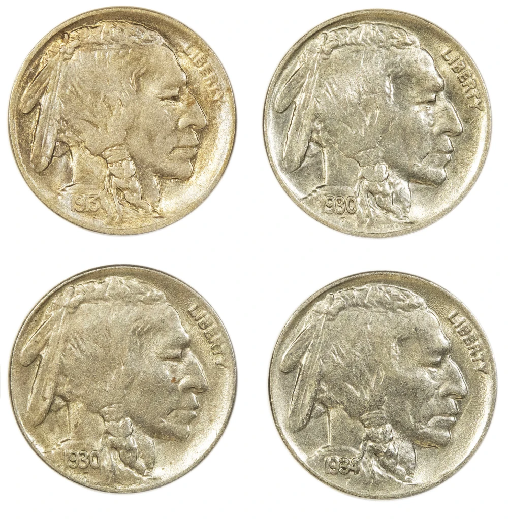 High-Grade Buffalo Nickel Quartet