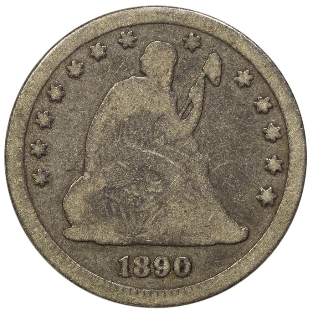 Scarce VG-8 1890 Quarter