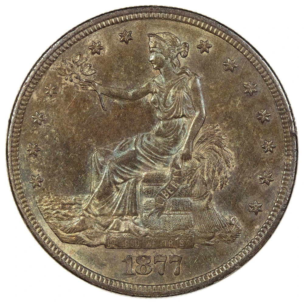 MS-60 1877-S Trade Dollar