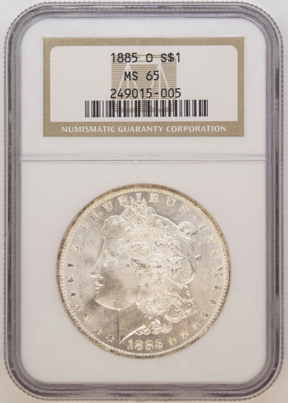 NGC MS-65 1885-O Morgan Dollar