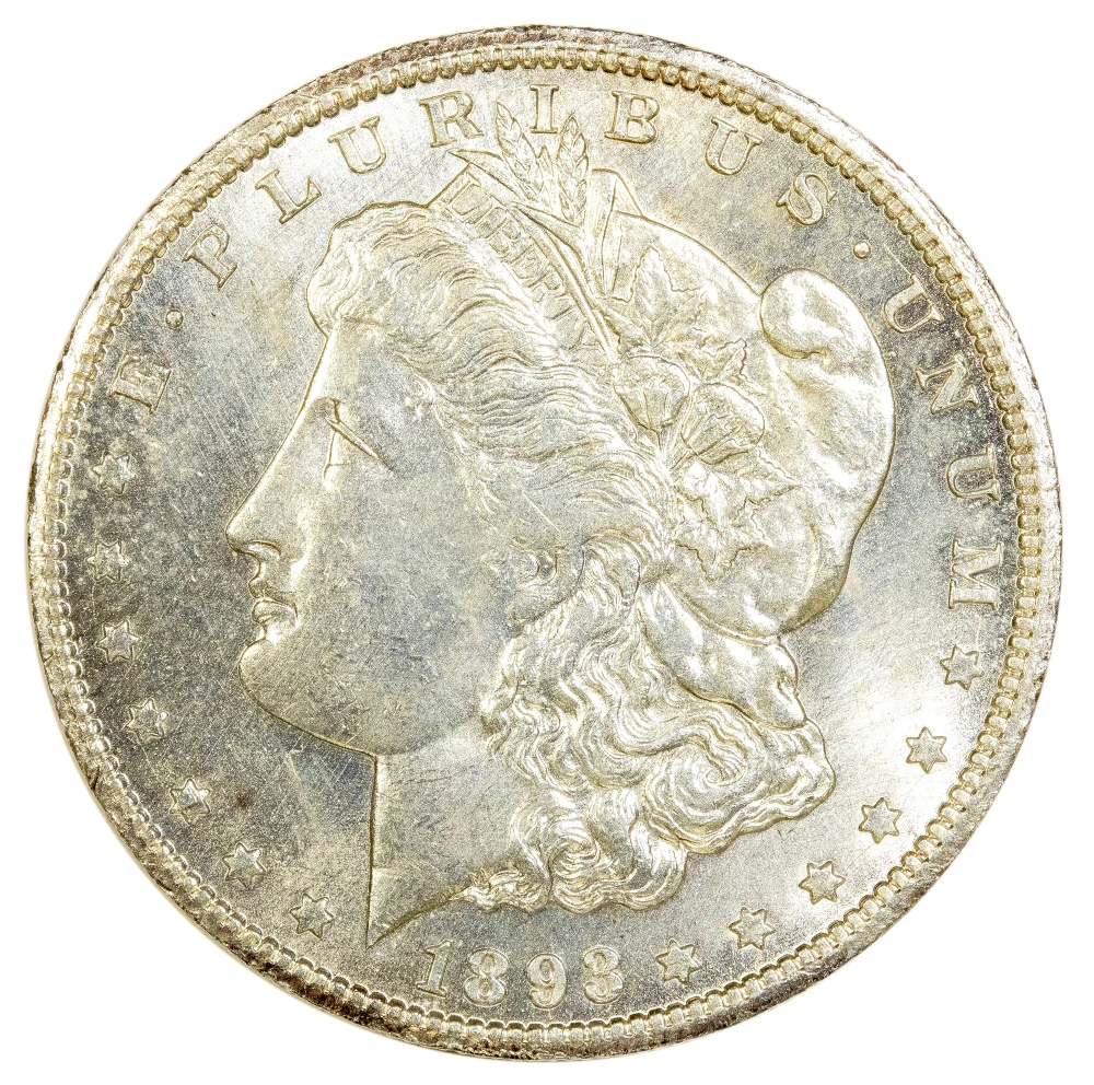 Unc Details 1893-CC Morgan Dollar