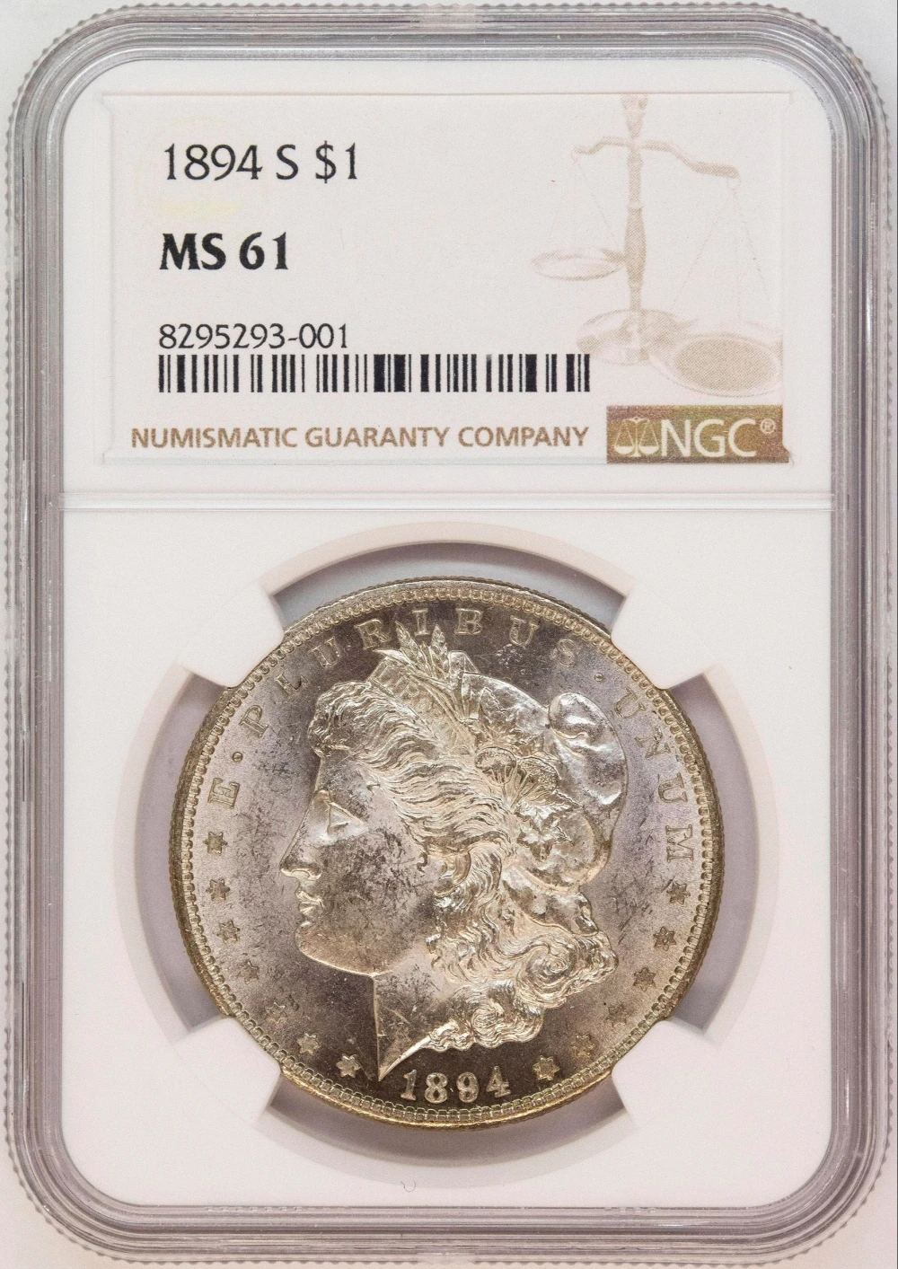 NGC MS-61 1894-S Morgan Dollar