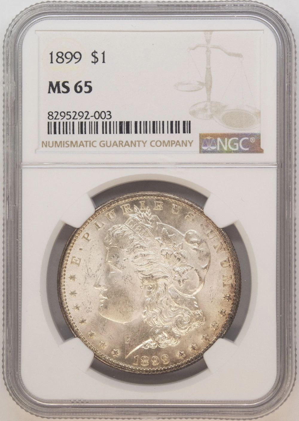 NGC MS-65 1899 Morgan Dollar