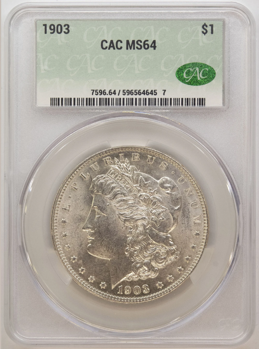 CACG MS-64 1903 Morgan Dollar