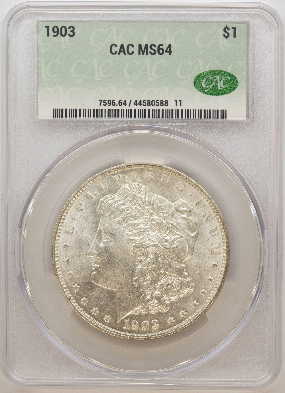 A 2nd CACG MS-64 1903 Morgan Dollar