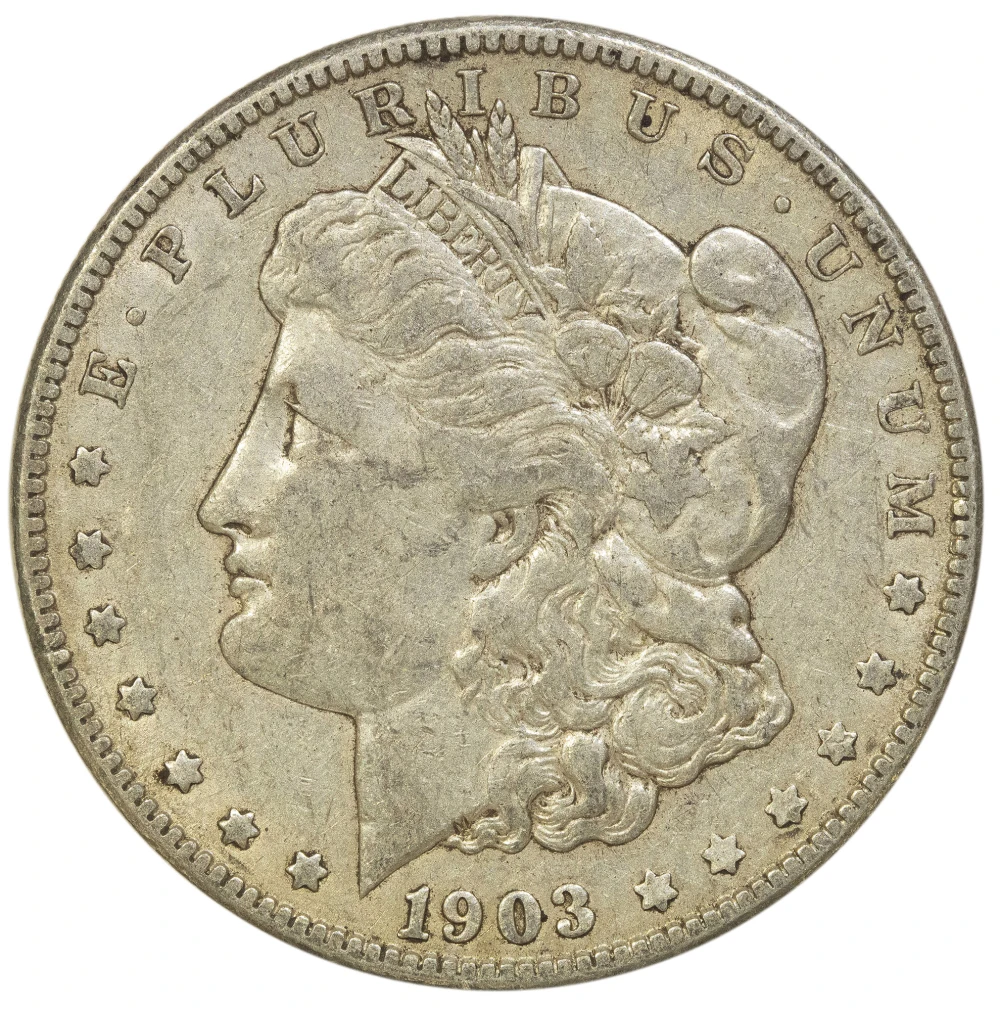 VF-35 or Finer 1903-O Morgan Dollar