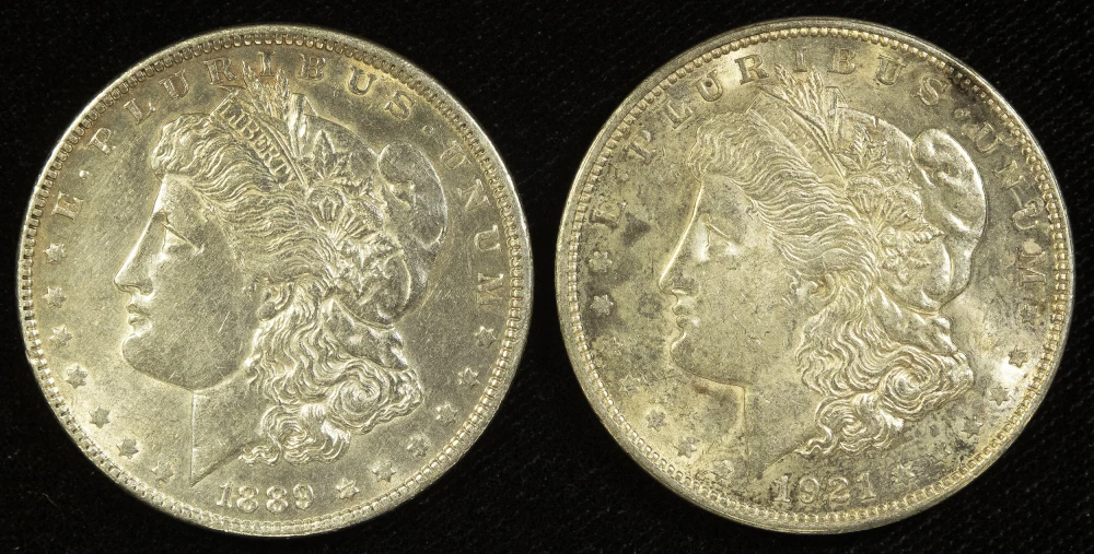AU Morgan Dollar Pair