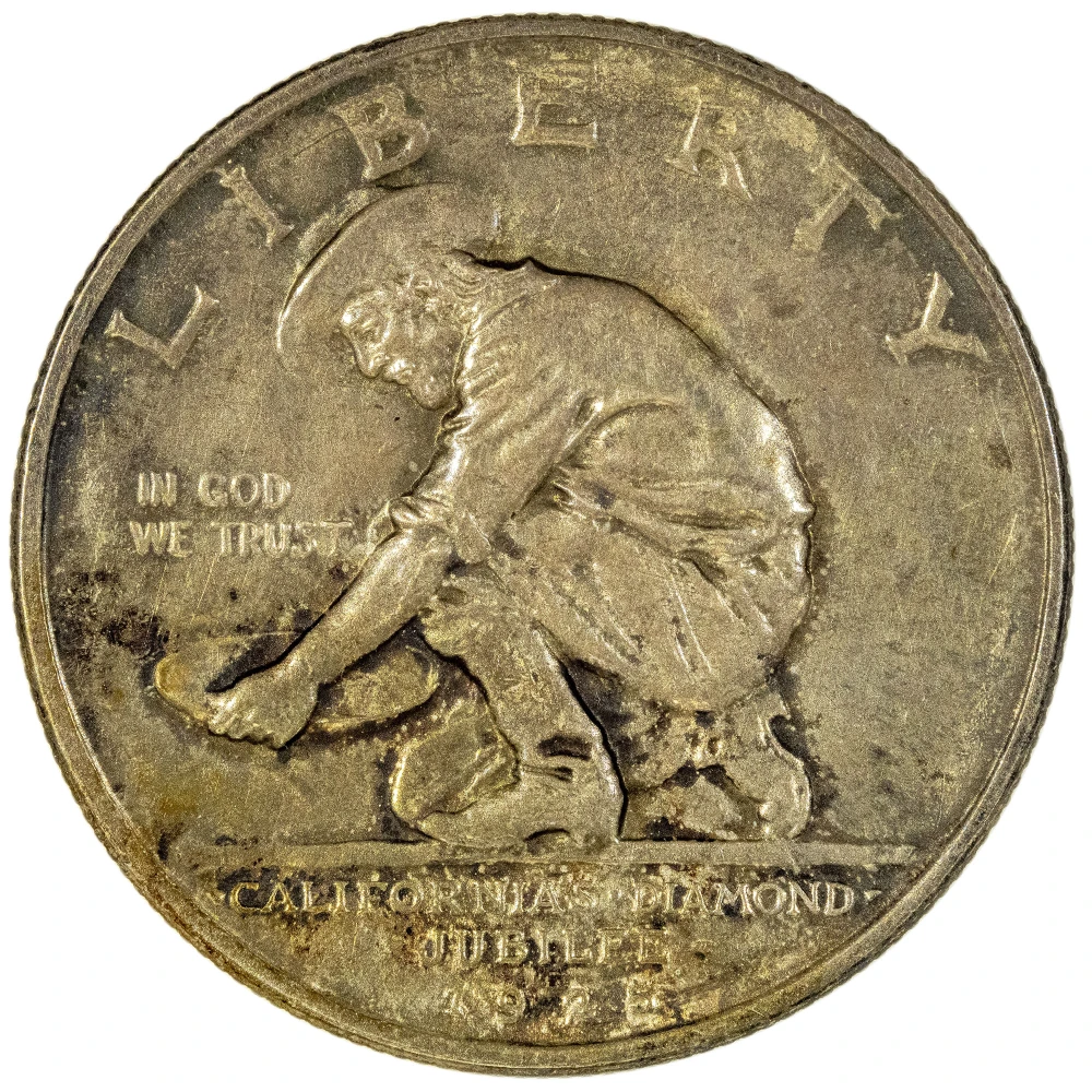MS-60 1925-S California Half Dollar