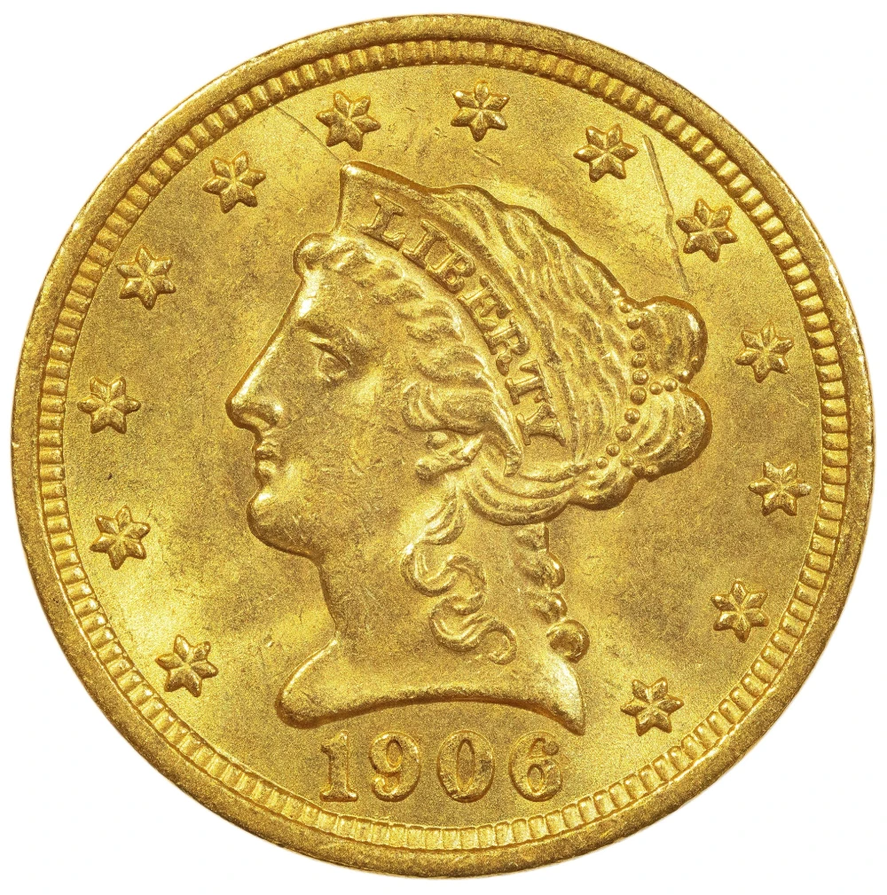 MS-62 1906 Gold $2.50