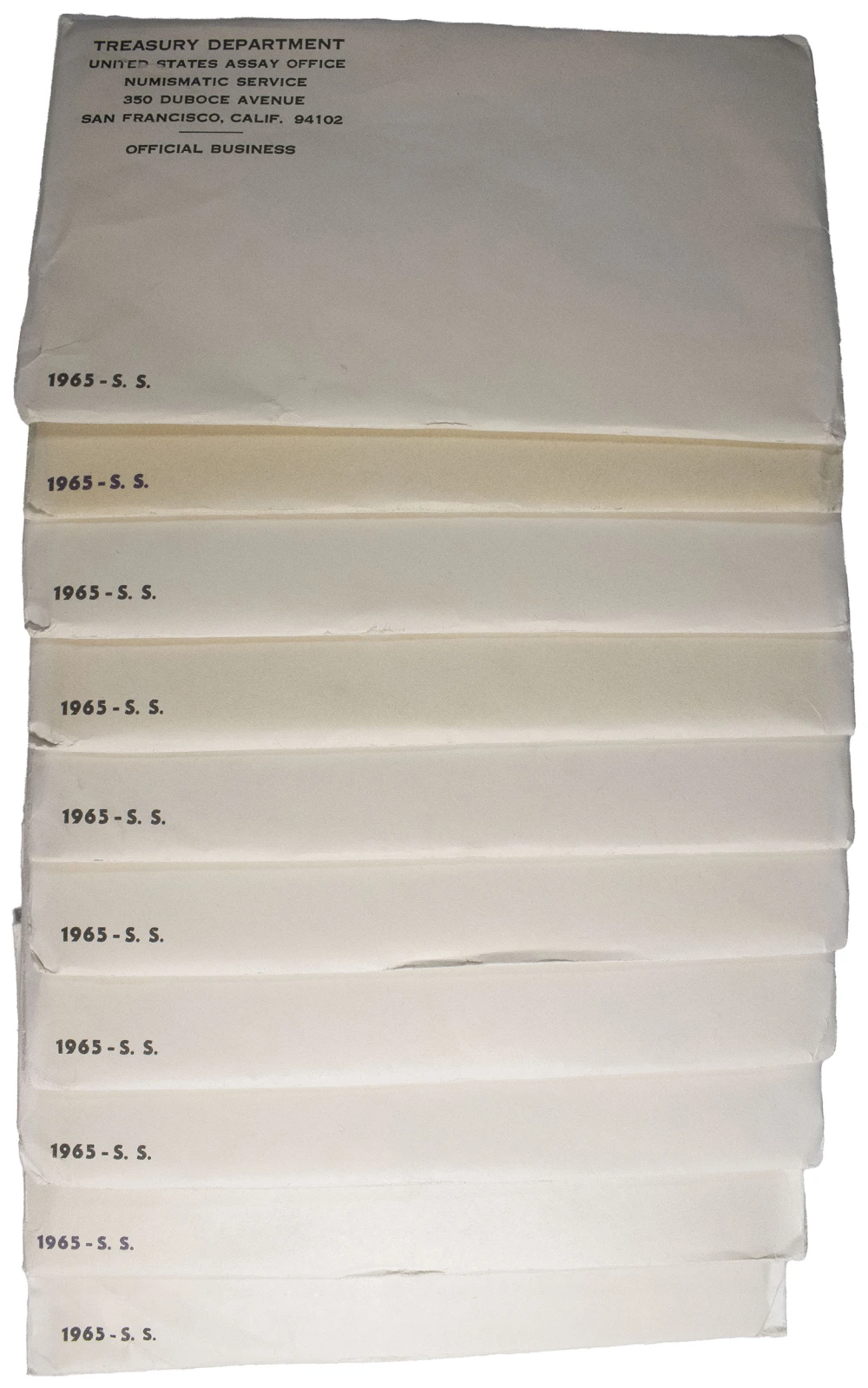 10 Pieces 1965 Special Mint Sets